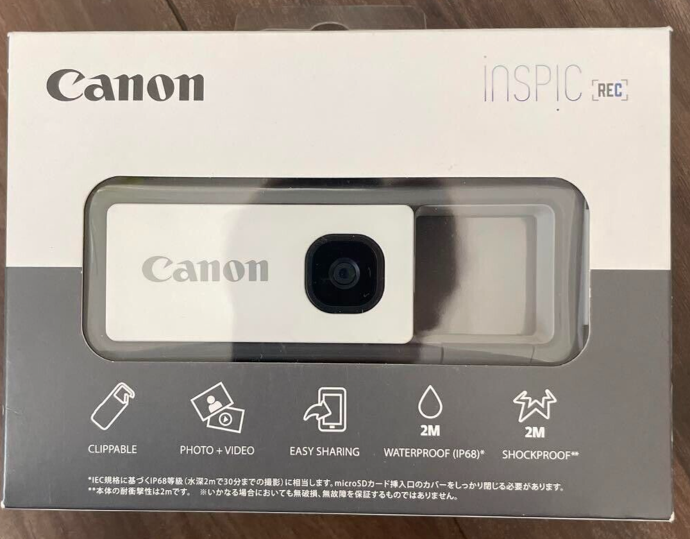 New】Canon camera iNSPiC REC Gray FV-100 from japan | eBay