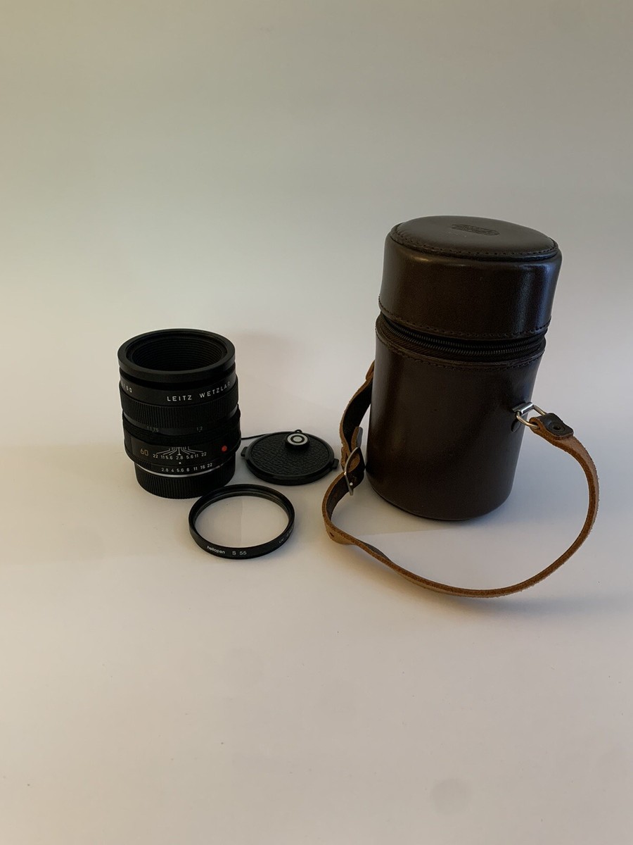 NEAR MINT: Leica 60mm f2.8 Macro-Elmarit-R With Leather Case | eBay
