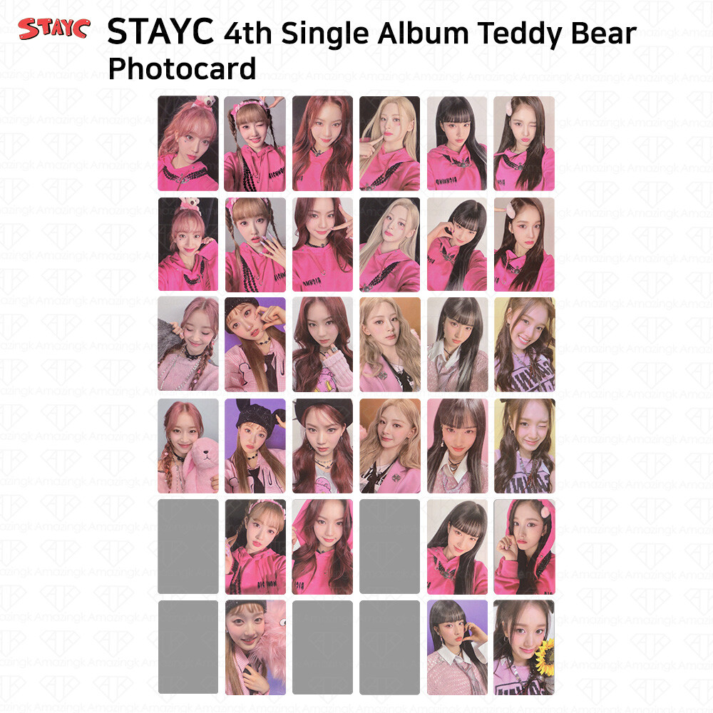 StayC 4th Single Album Teddy Bear Official Photocard PhotoBook
