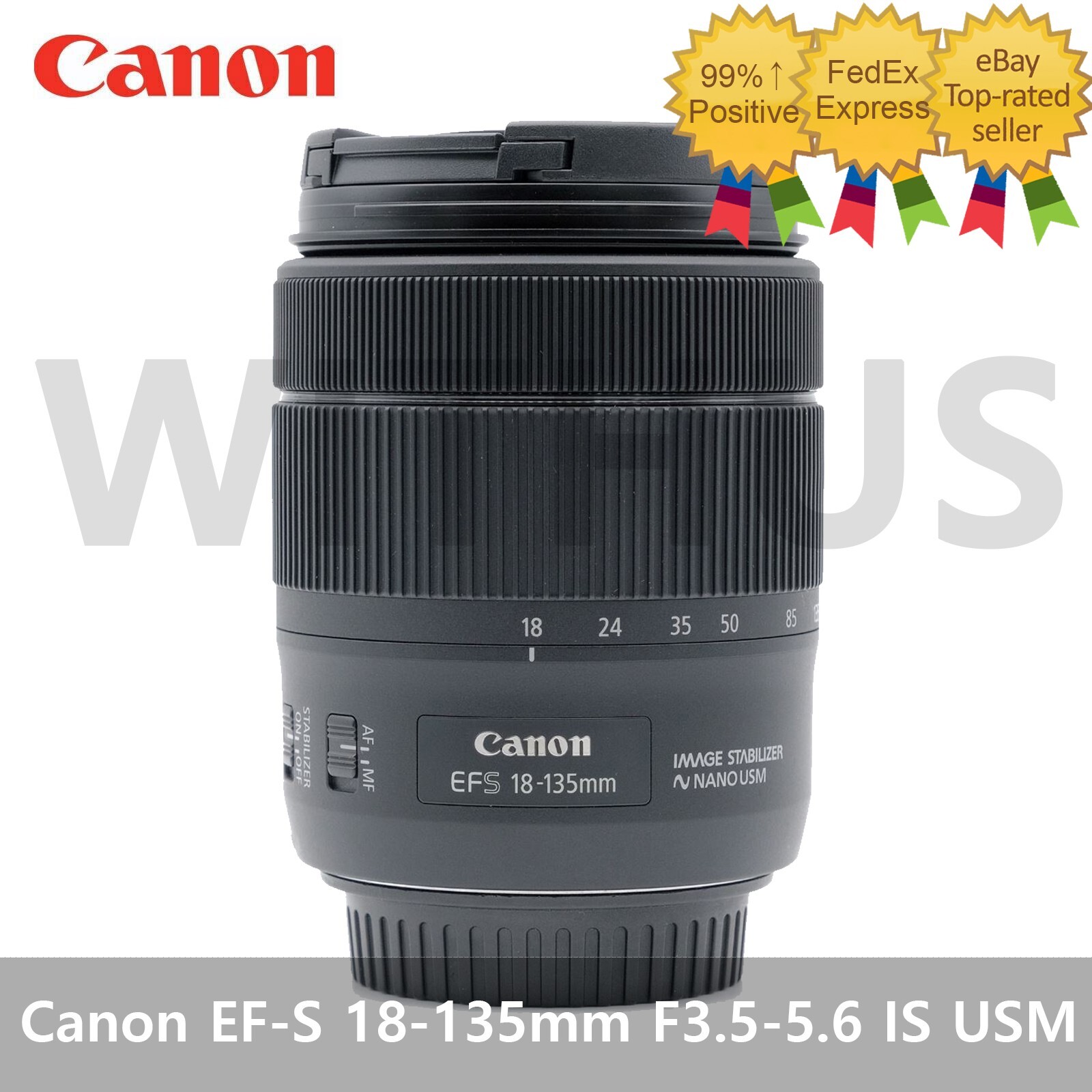 Canon EF-S 18-135mm F3.5-5.6 IS USM Zoom Lens - Tracking_ | eBay