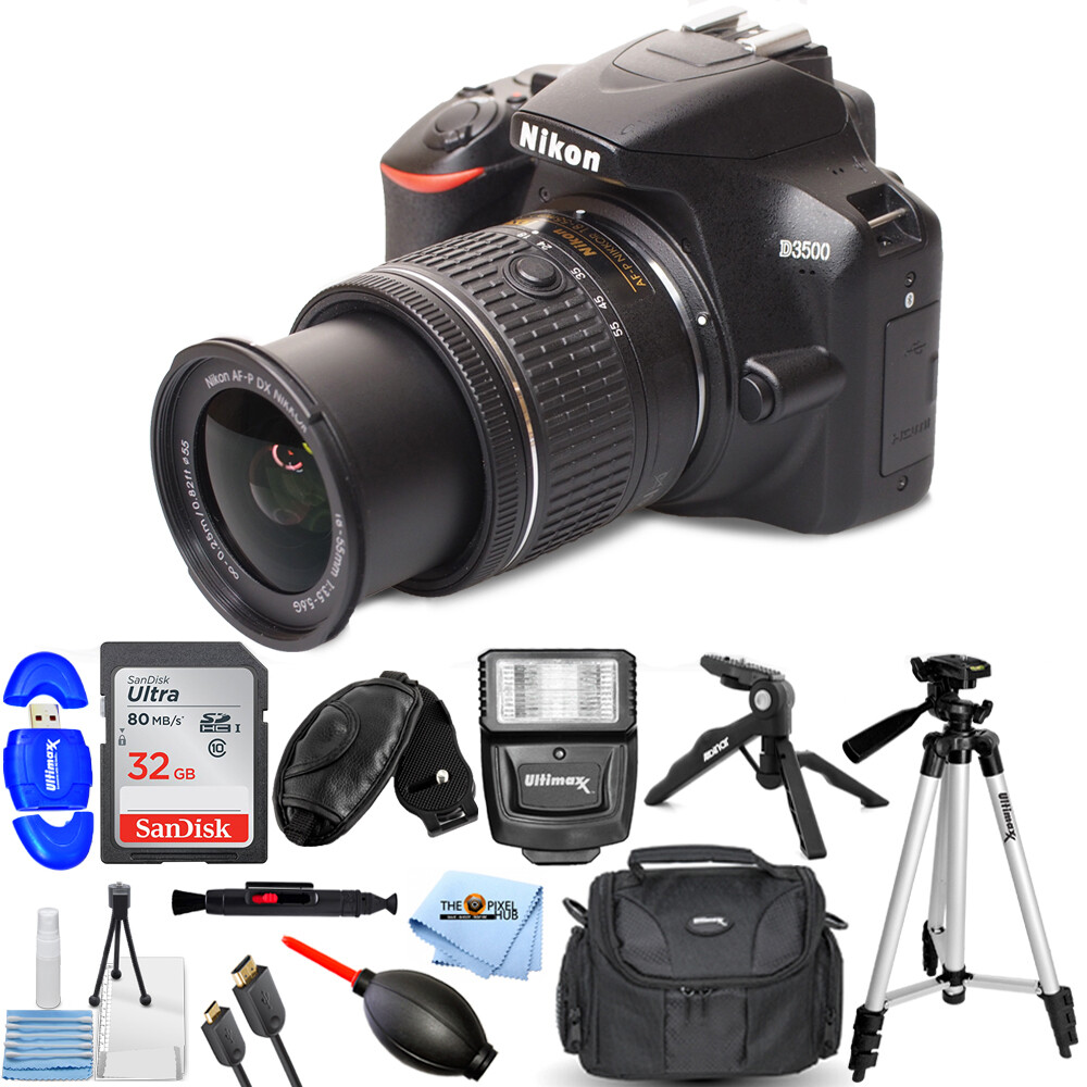 Nikon D3500 24.2MP DSLR Camera with 18-55mm VR Lens 1590 - 12PC