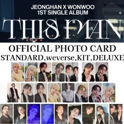 JEONGHAN X WONWOO THIS MAN PHOTO CARD STANDARD weverse KIT DELUXE