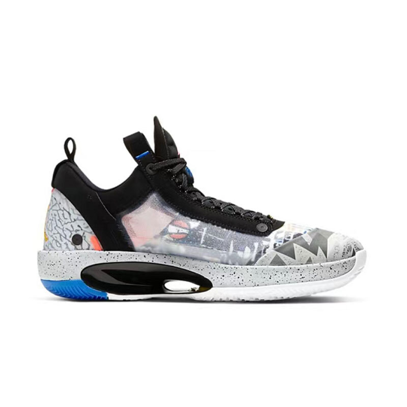 Nike Air Jordan XXXIV 34 Low EP Heritage Men's Black Multicolor