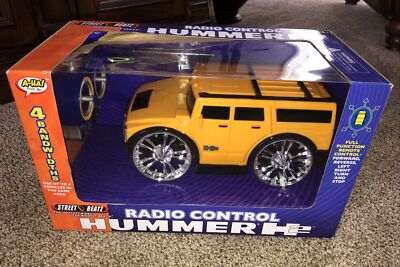 Vintage Radio Control Yellow Hummer Brand H2 New In Box Street