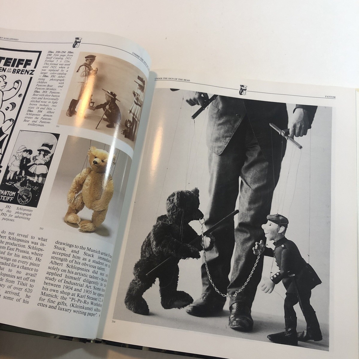 Button in ear Steiff The history of teddy bear and his friends