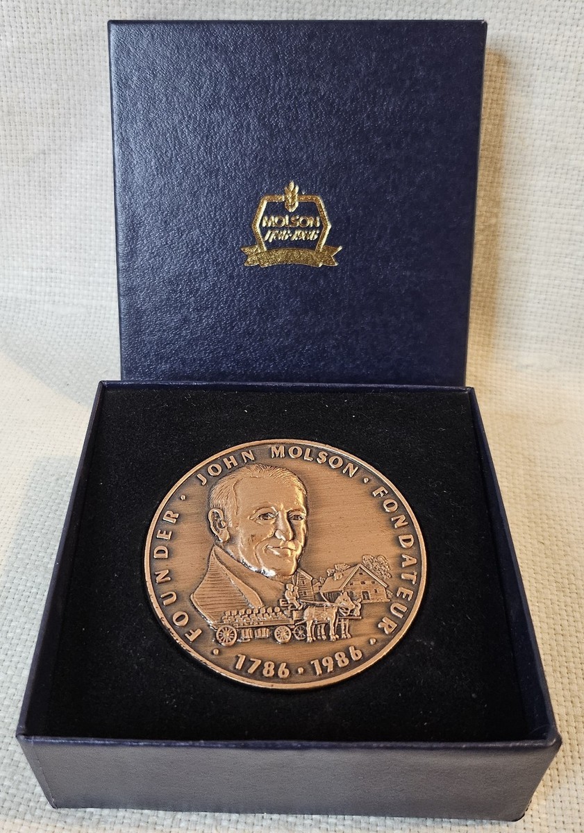 Molson Breweries 200th Anniversary Commemorative Medal - 1986 | eBay