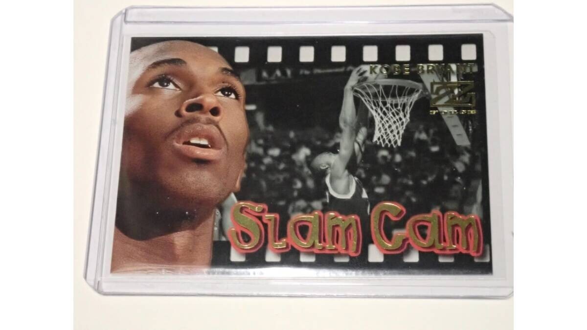 1997-1998 Kobe Bryant Skybox Z-Force Slam Cam Rare Acetate Insert