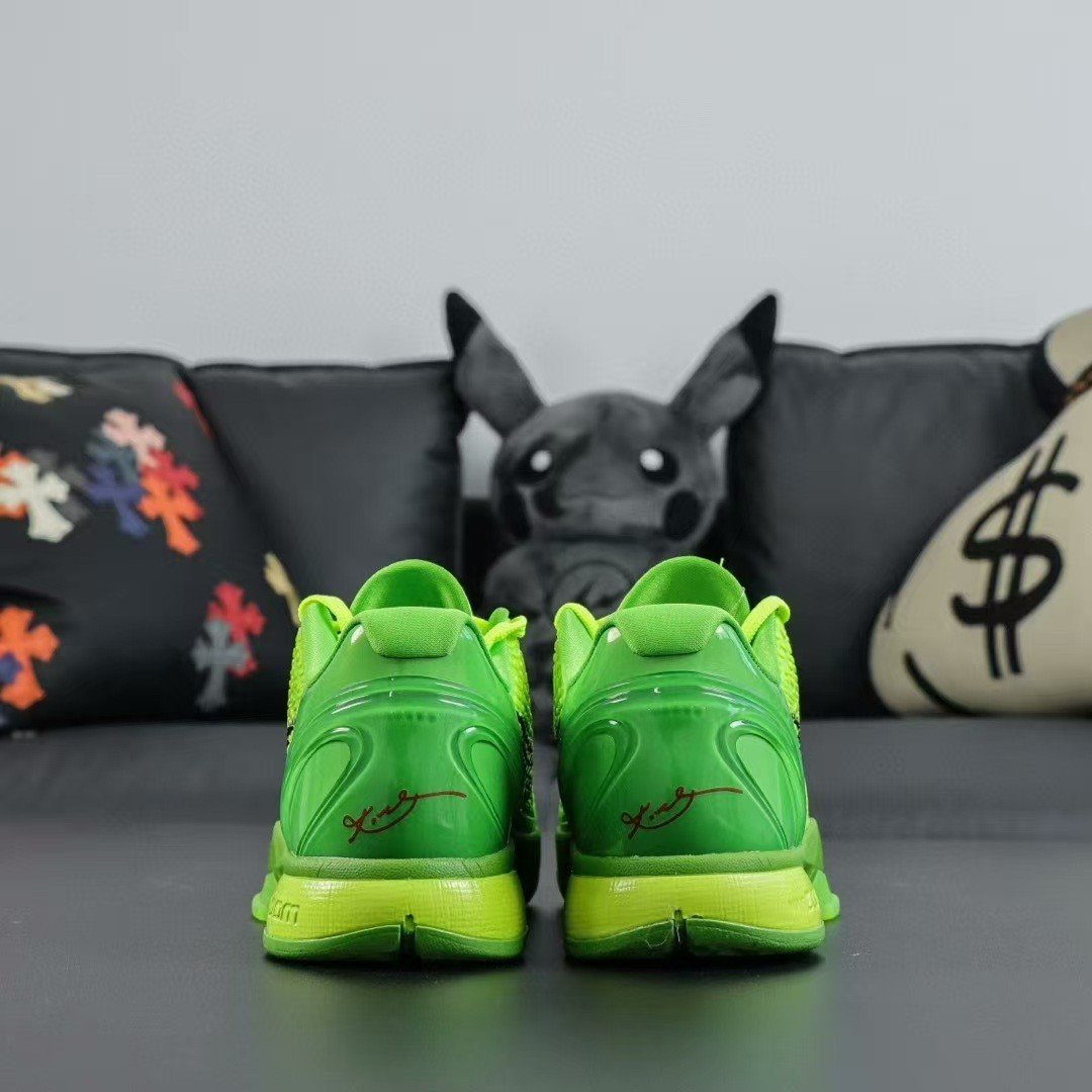 Size 11 - Nike Zoom Kobe 6 Protro Low Grinch for sale online | eBay