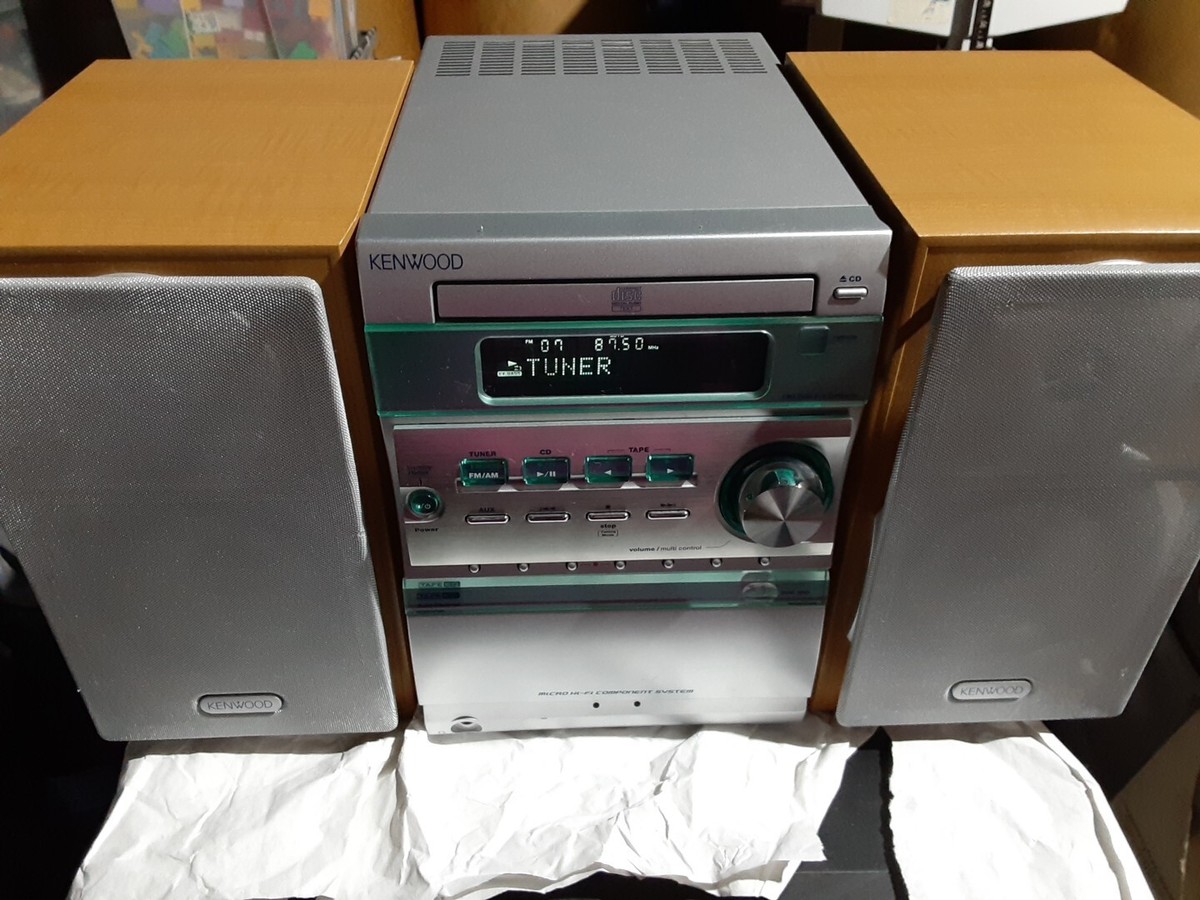Kenwood Micro Hifi Component System Cd Radio Tape Cassette Fm Am
