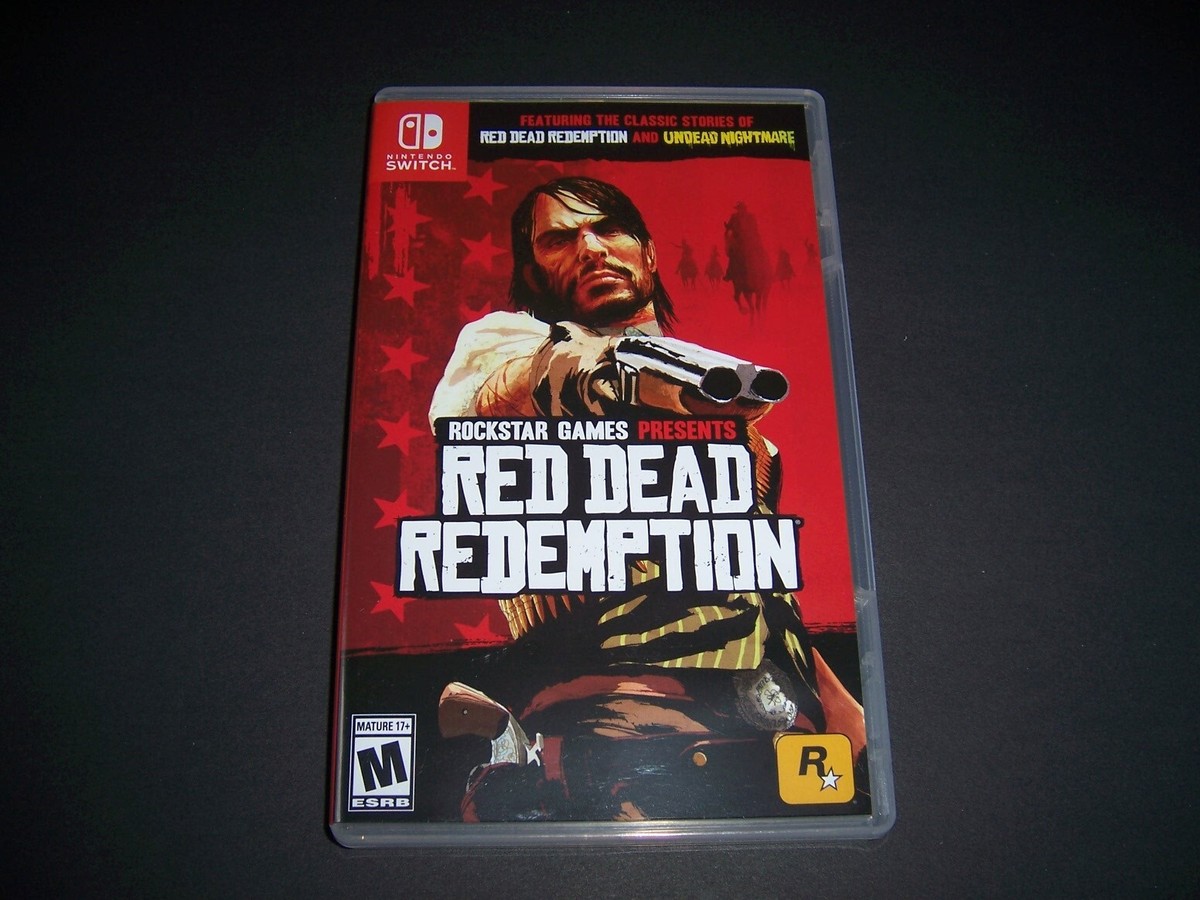 Authentic Box Case ONLY Replacement Nintendo Switch for Red Dead