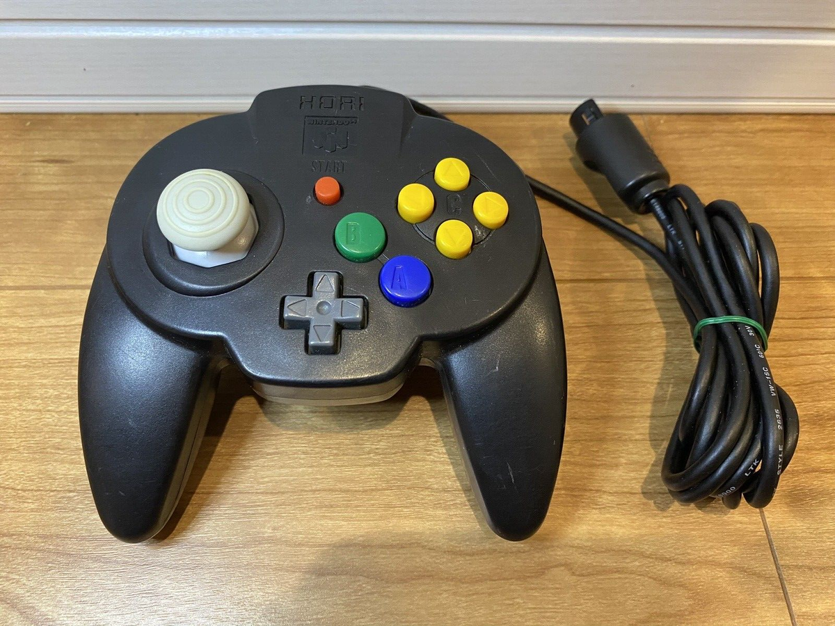 Nintendo 64 HORI PAD MINI N64 Original Officia Black Controller