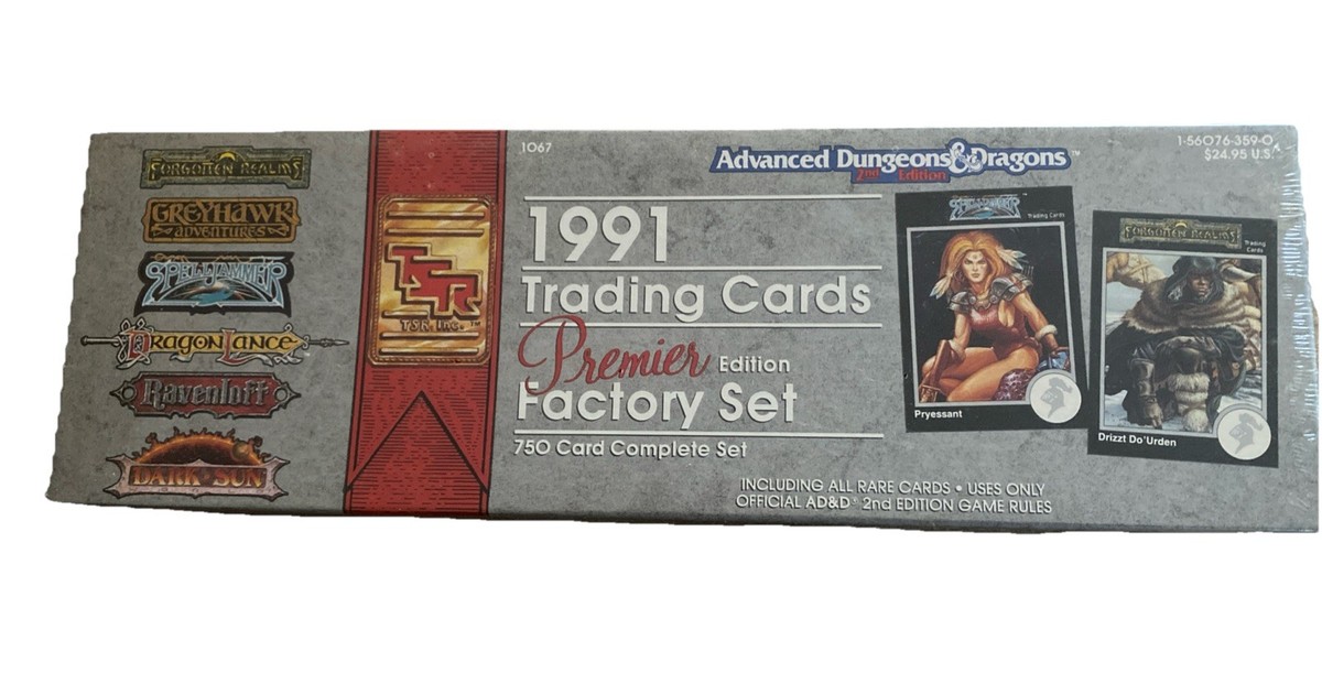 1991 TSR Advanced Dungeons Dragons Trading Cards Factory Set for