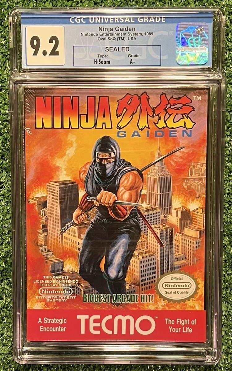 Ninja Gaiden - Nintendo NES, 1989 Factory Sealed Oval (Not WATA