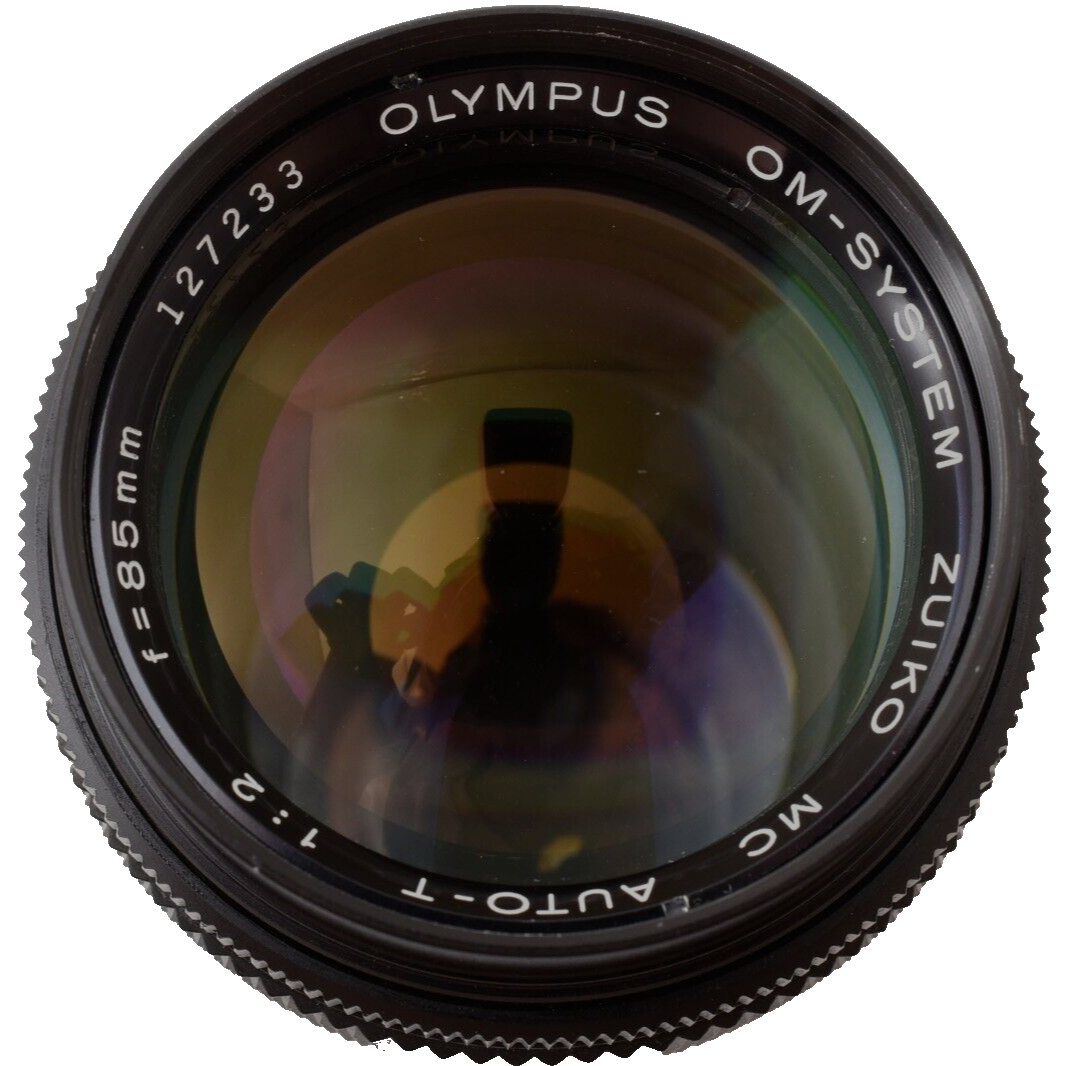 Exc+5] OLYMPUS OM SYSTEM ZUIKO MC AUTO-T 85mm F/2 MF Lens From