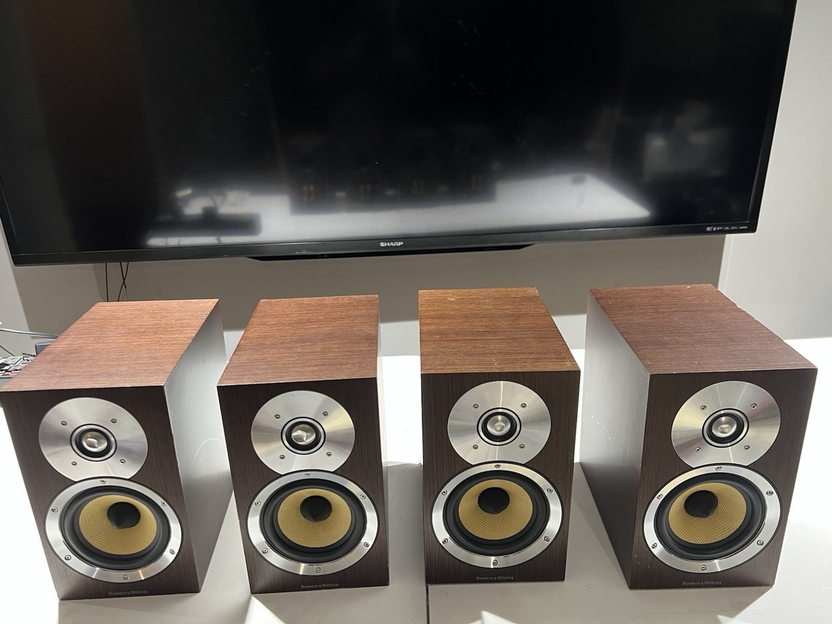 B&W Bowers & Wilkins CM1 Bookshelf Speakers PAIR | eBay