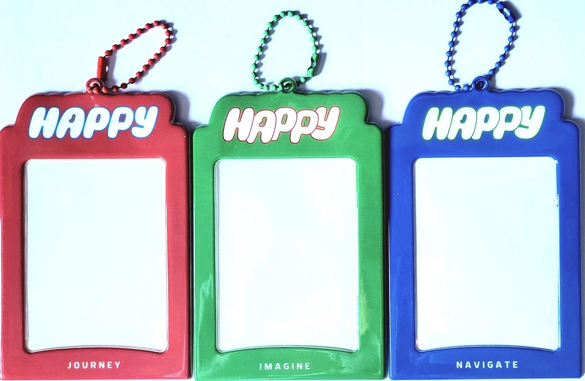 JIN BTS HAPPY OFFICIAL WEVERSE PHOTOCARD SET + 3p HOLDERS +STICKER