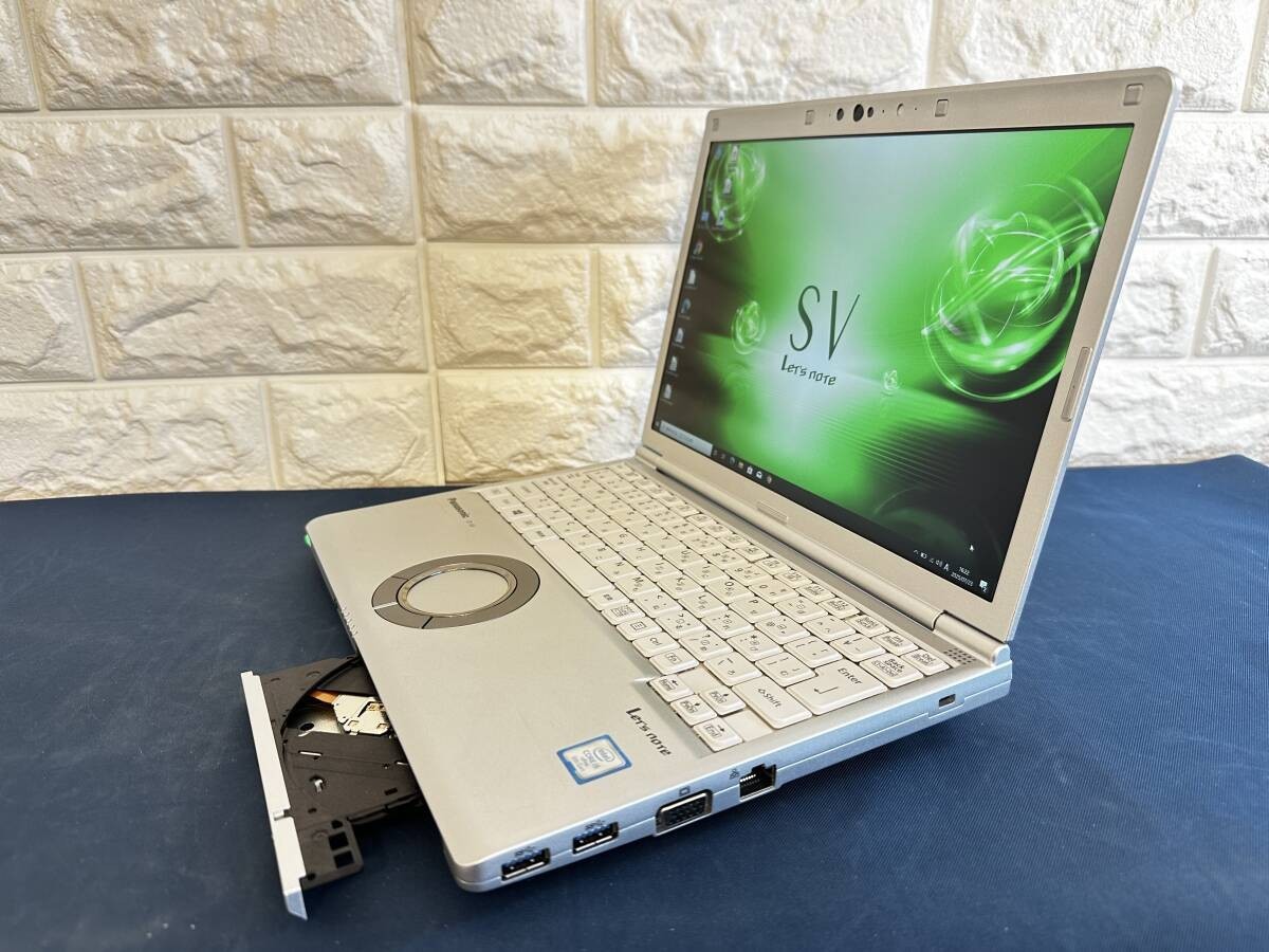 Panasonic Let's note CF-SV7 i7 8th Gen 8GB 512GB SSD Office DVD