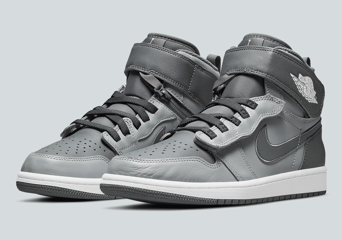 Air Jordan 1 High FlyEase Light Smoke Gray Shoes Shadow CQ3835-003