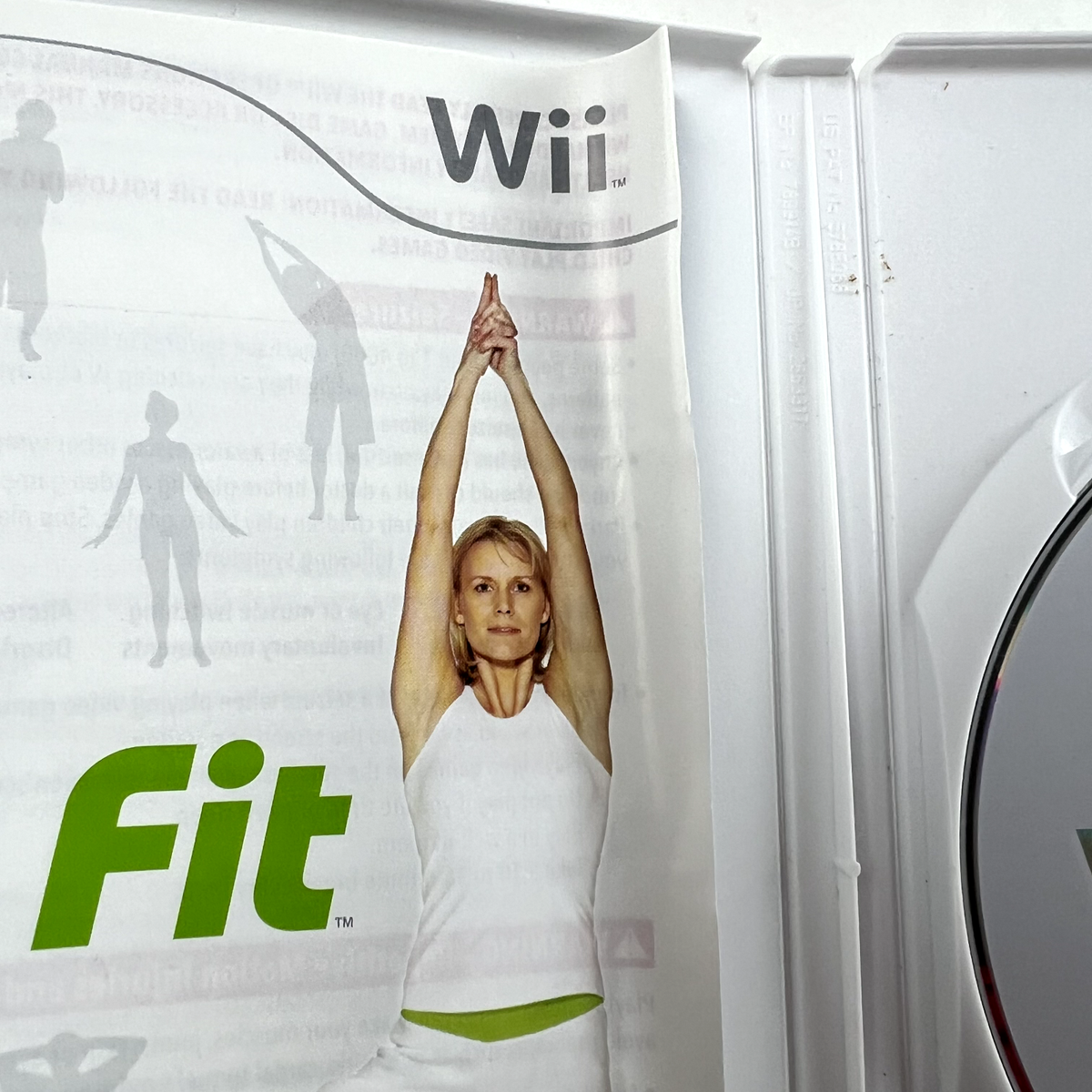 Nintendo Wii Fit Game, Case, Box Art and Instruction Booklet Great