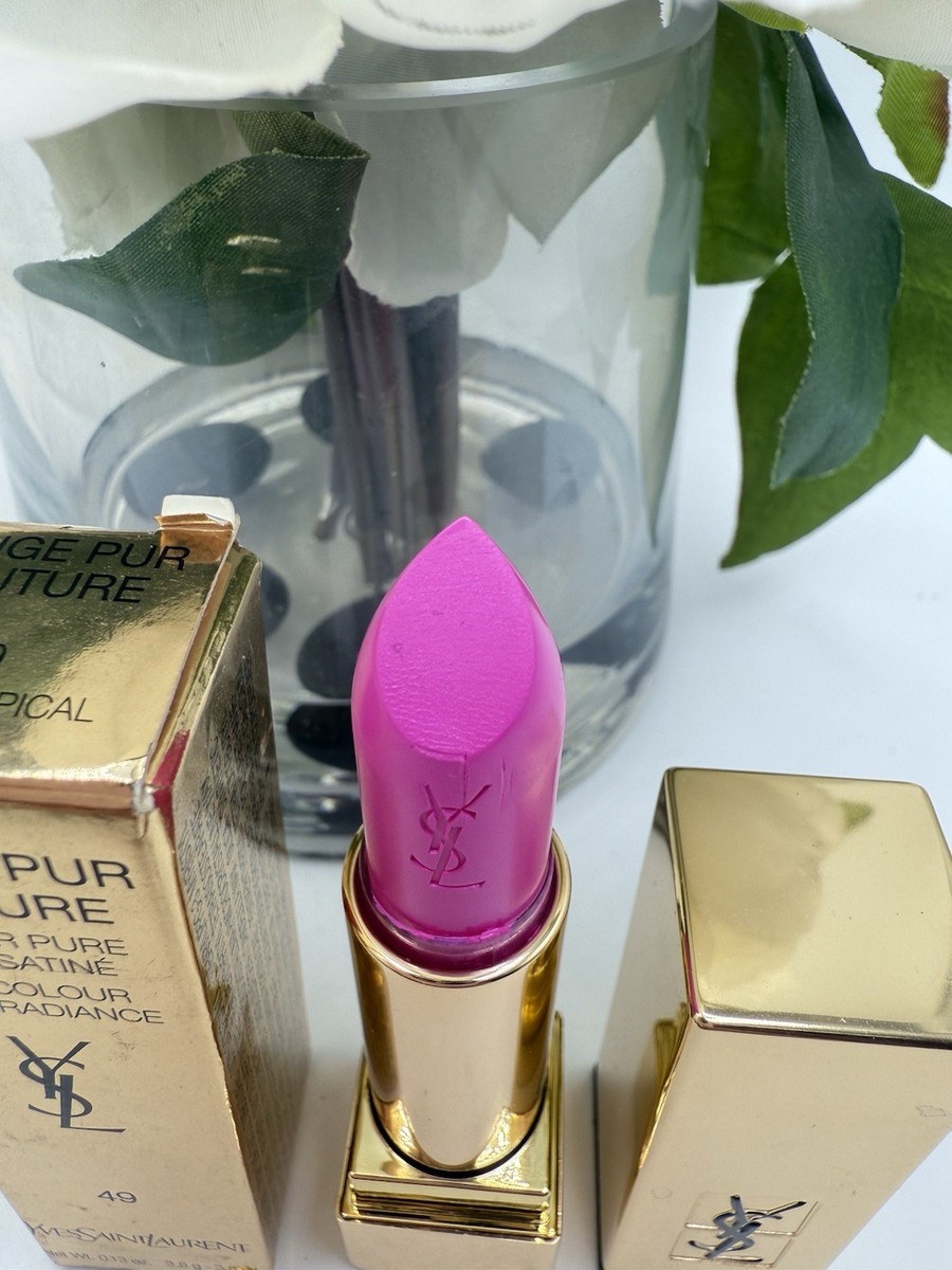 Yves Saint Laurent ROUGE PUR COUTURE SATIN LIPSTICK 49 Rose