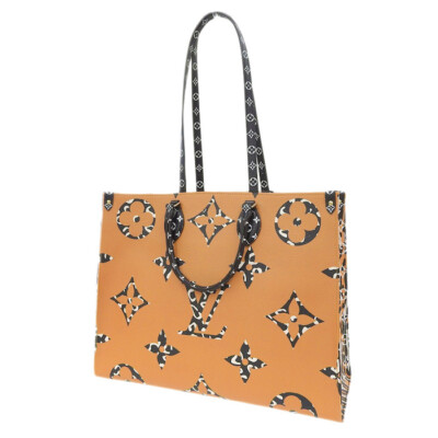 Louis Vuitton Onthego GM Tote Bag Jungle Monogram Leopard M44675