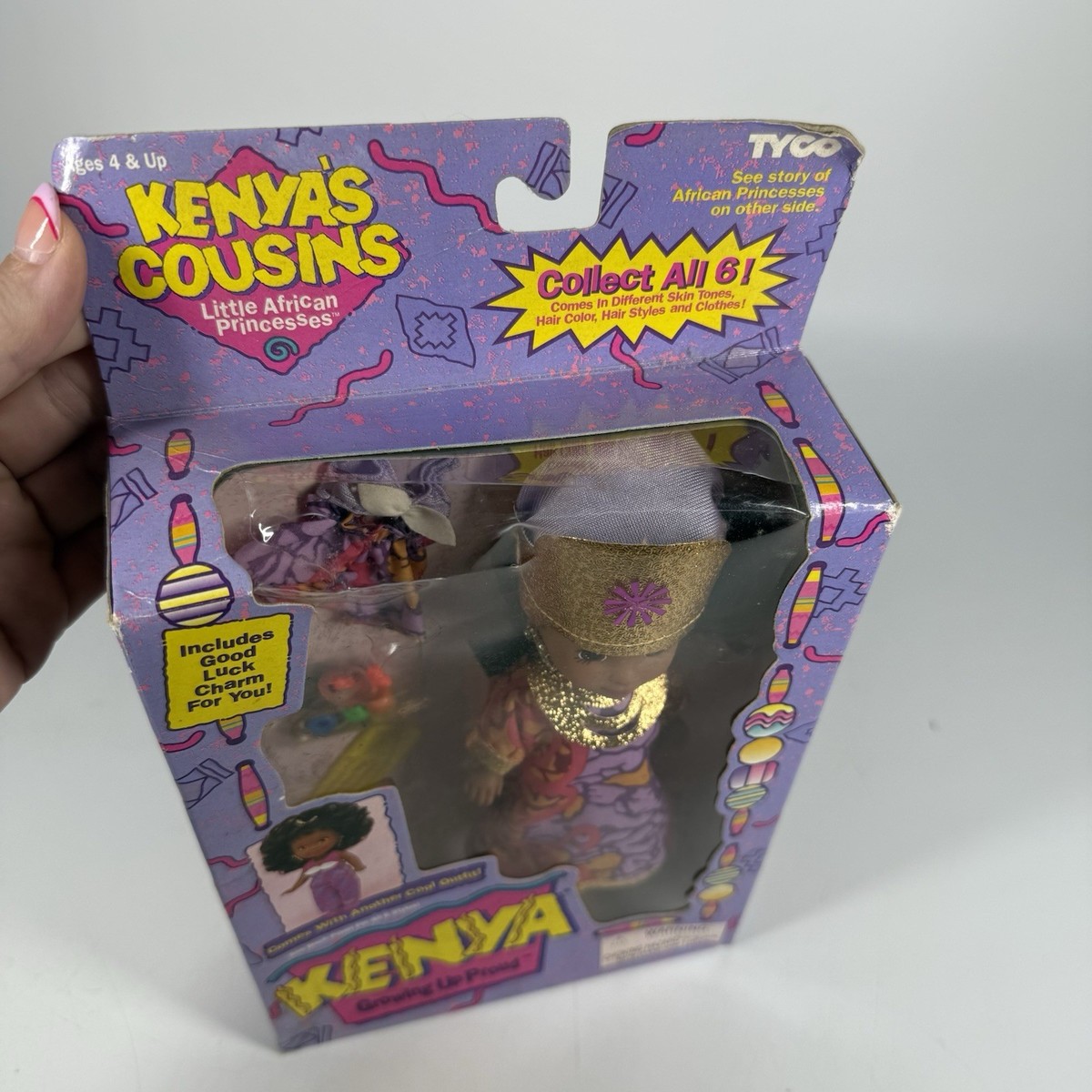 Vintage Tyco Kenya's Cousins Little African Princess Doll NEW 1994