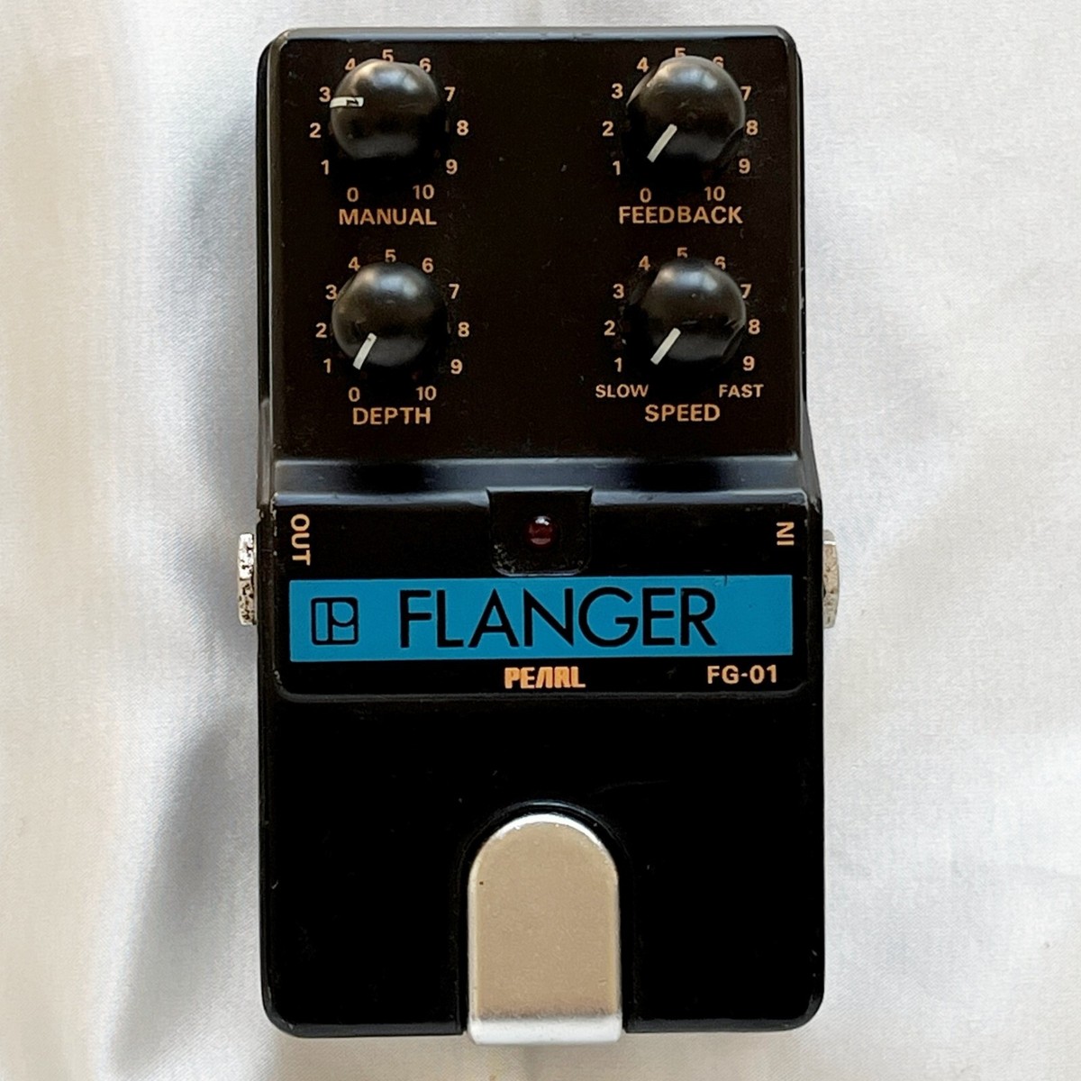 PEARL FG-01 FLANGER W/box Analog 1980s Vintage Guitar Effect Pedal