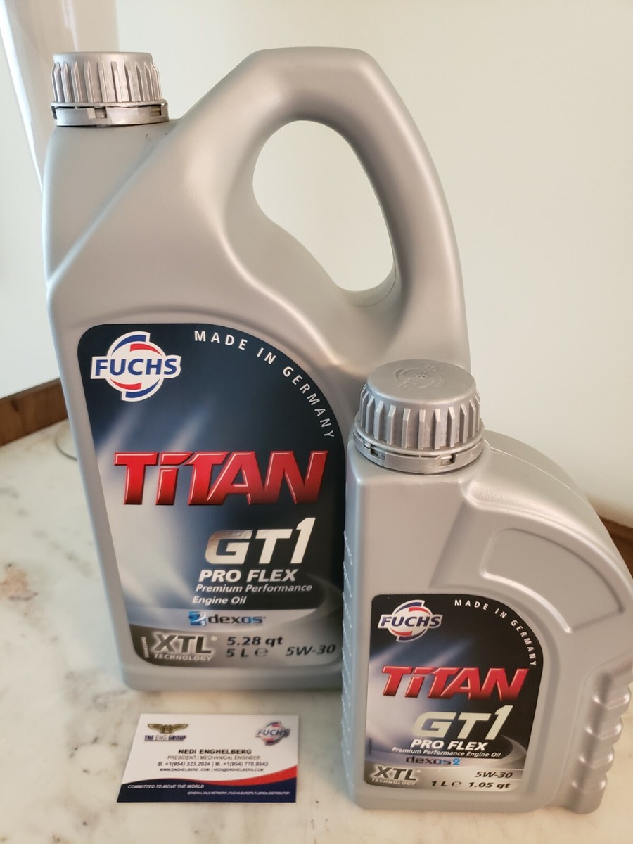 ENG-FUCHS Fuchs Titan 5W-30 100% Super Syn Longlife Engine Oil 8