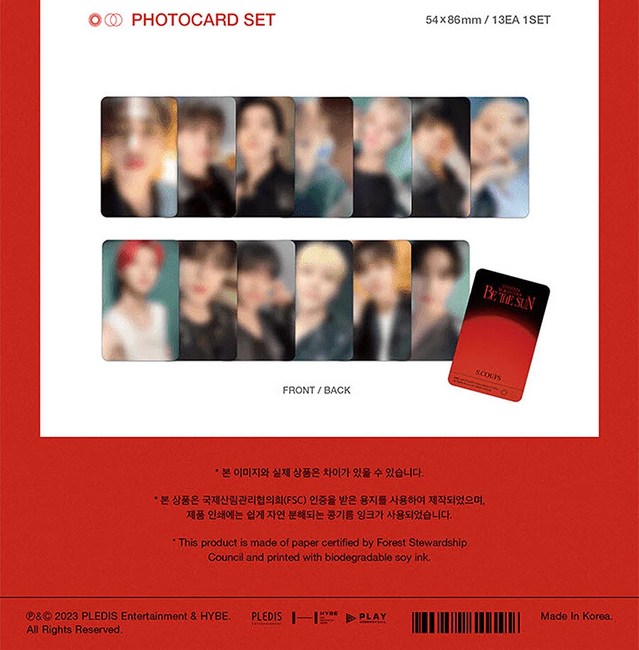 SEVENTEEN WORLD TOUR [BE THE SUN] SEOUL [DVD/DIGITAL CODE/DIARY]+