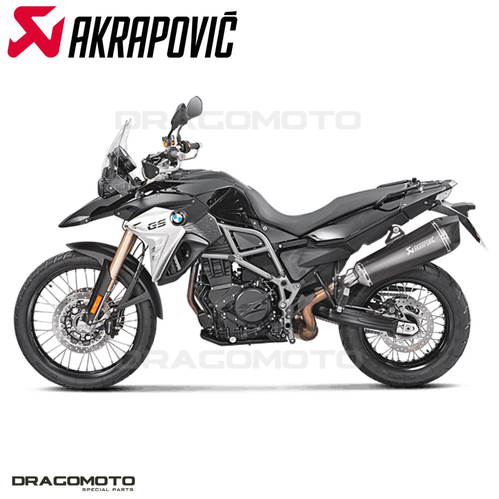 BMW F 700 / 800 GS 2017 Exhaust AKRAPOVIC Titanium Black S-B8SO6