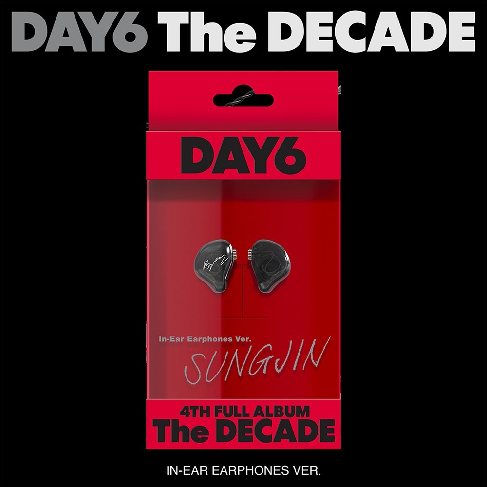 DAY6 THE DECADE 4th Album IN-EAR EARPHONES Ver/Earphones+Pouch+2