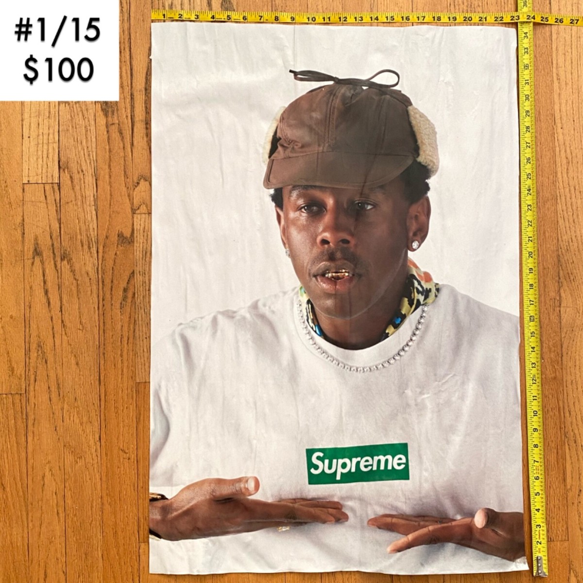 Supreme Tyler the Creator Box Logo Poster Chicago BOGO (FW24
