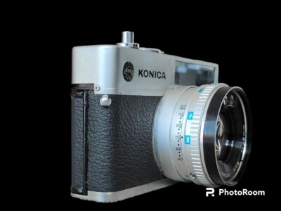 Konica Electron Rangefinder Film Camera with Hexanon 45mm f/1.8