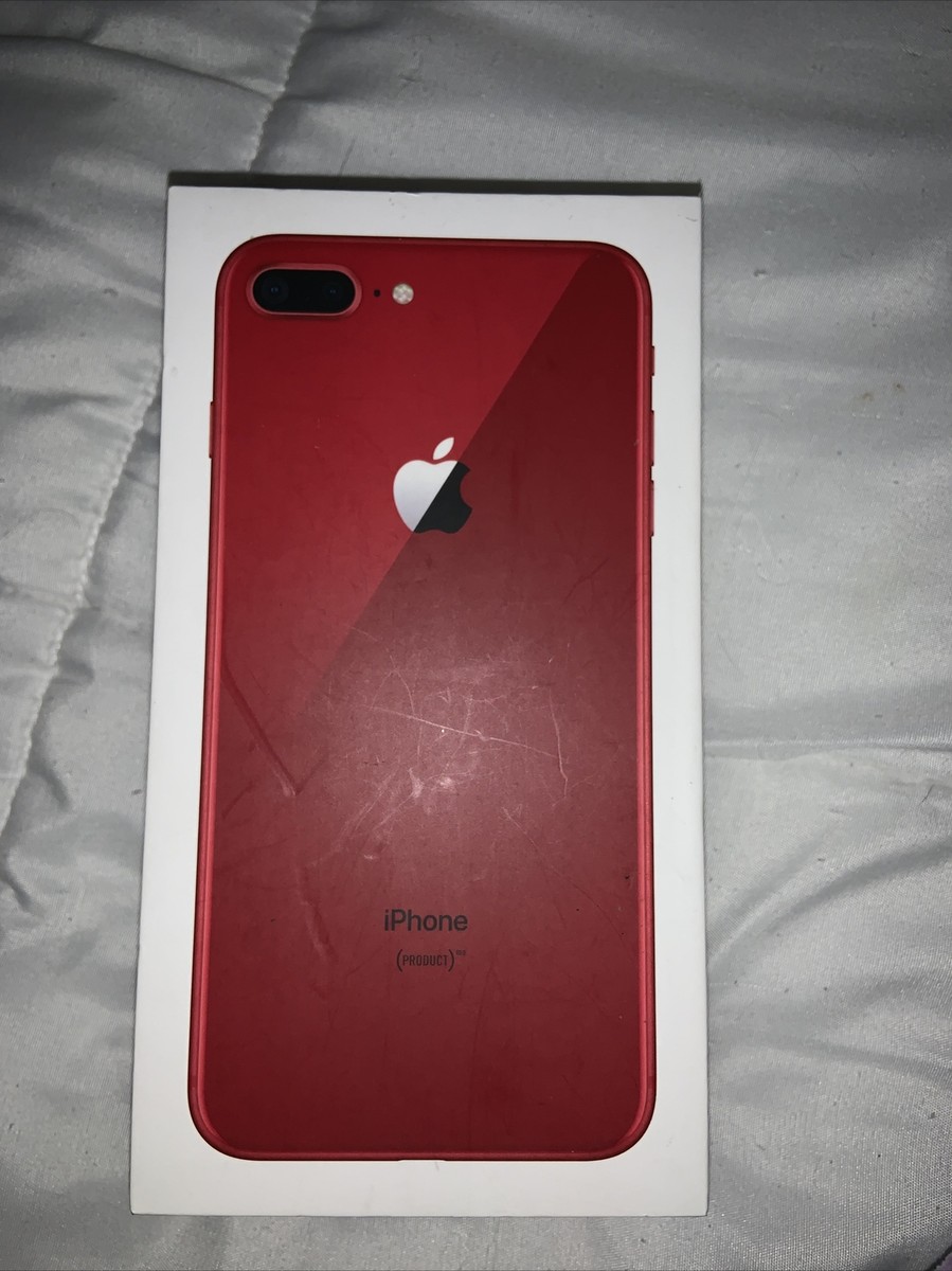Apple iPhone 8 Plus - Red - 64GB - Box, Stickers & Booklet Only | eBay