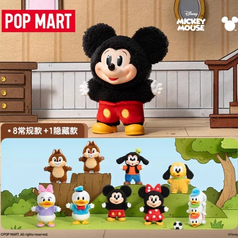 POP MART Mickey Family Cute Together Keychain Series (1 Blind Box