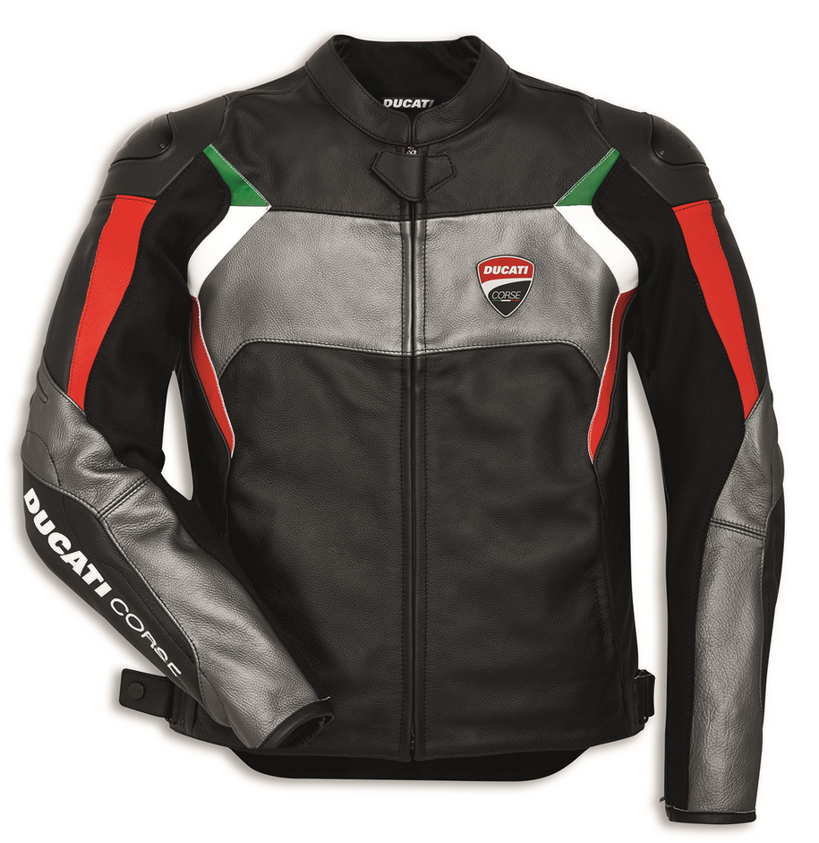Ducati Dainese Corse C3 Leather Jacket Perf. Black Grey %%% | eBay