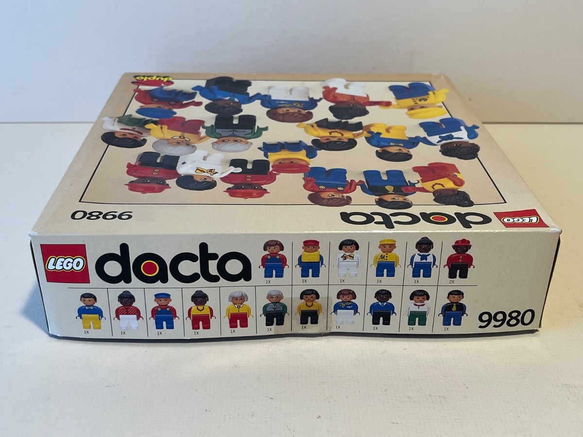 Vintage 1992 Lego Dacta Duplo World People Complete Set w