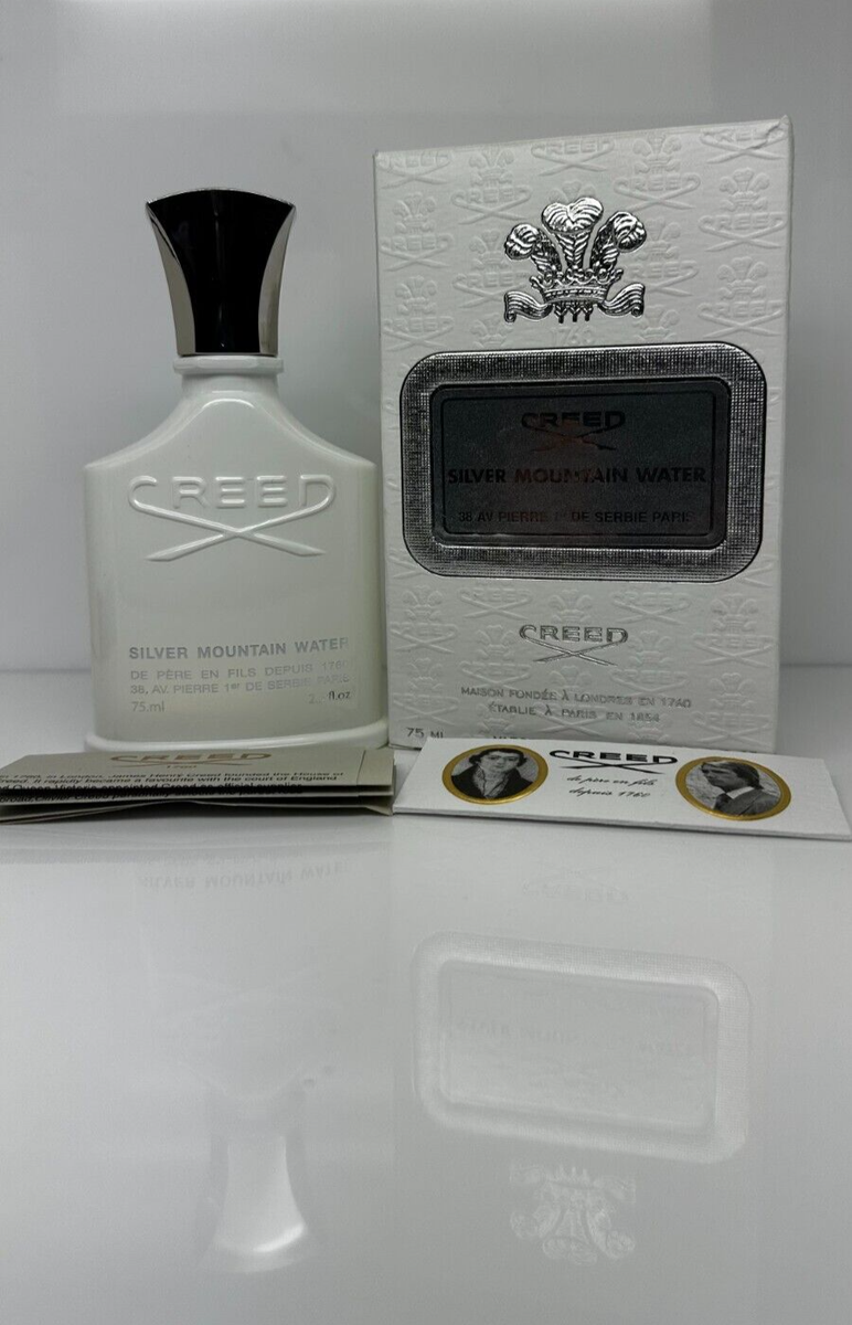 Creed Silver Mountain Water 2.5 Oz 75ml Eau de Parfum For Men (Lot