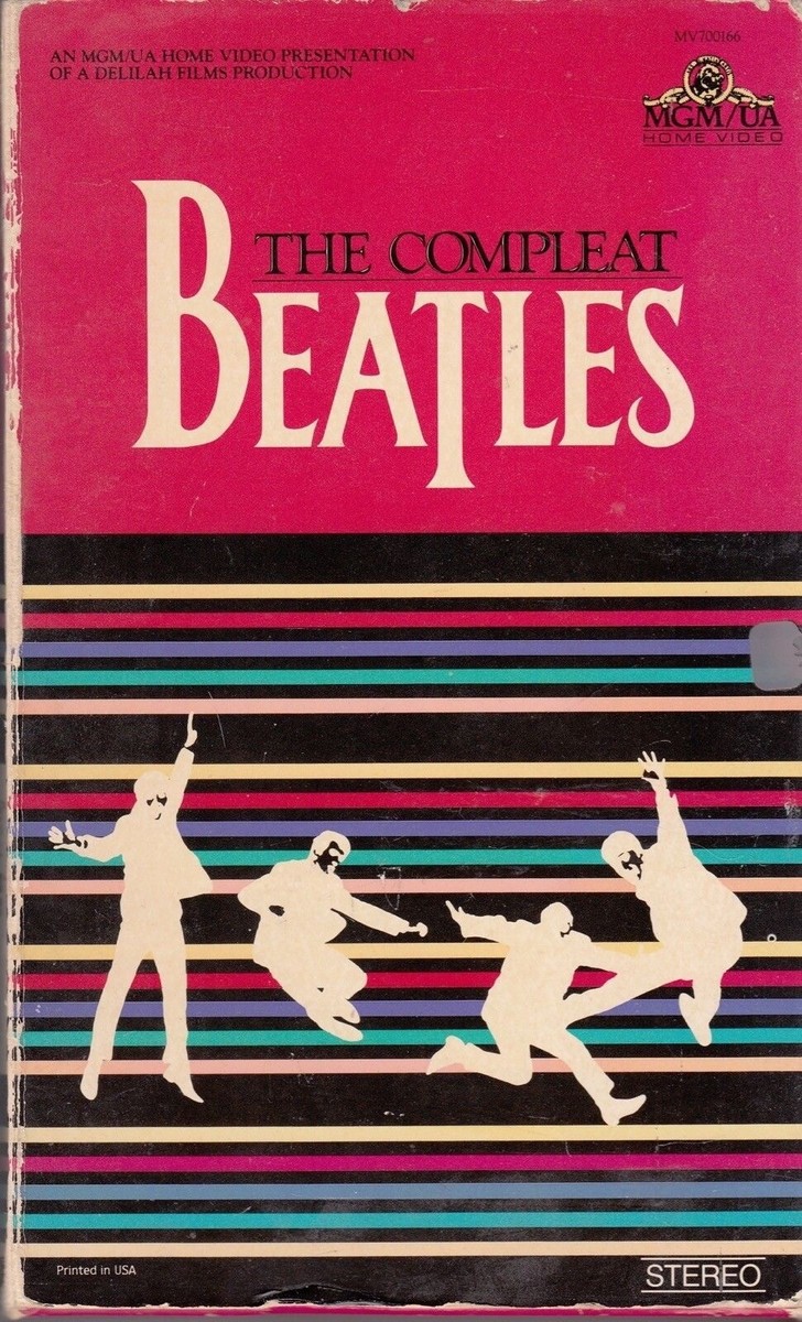 THE COMPLEAT BEATLES Rare VHS John Lennon Paul McCartney George