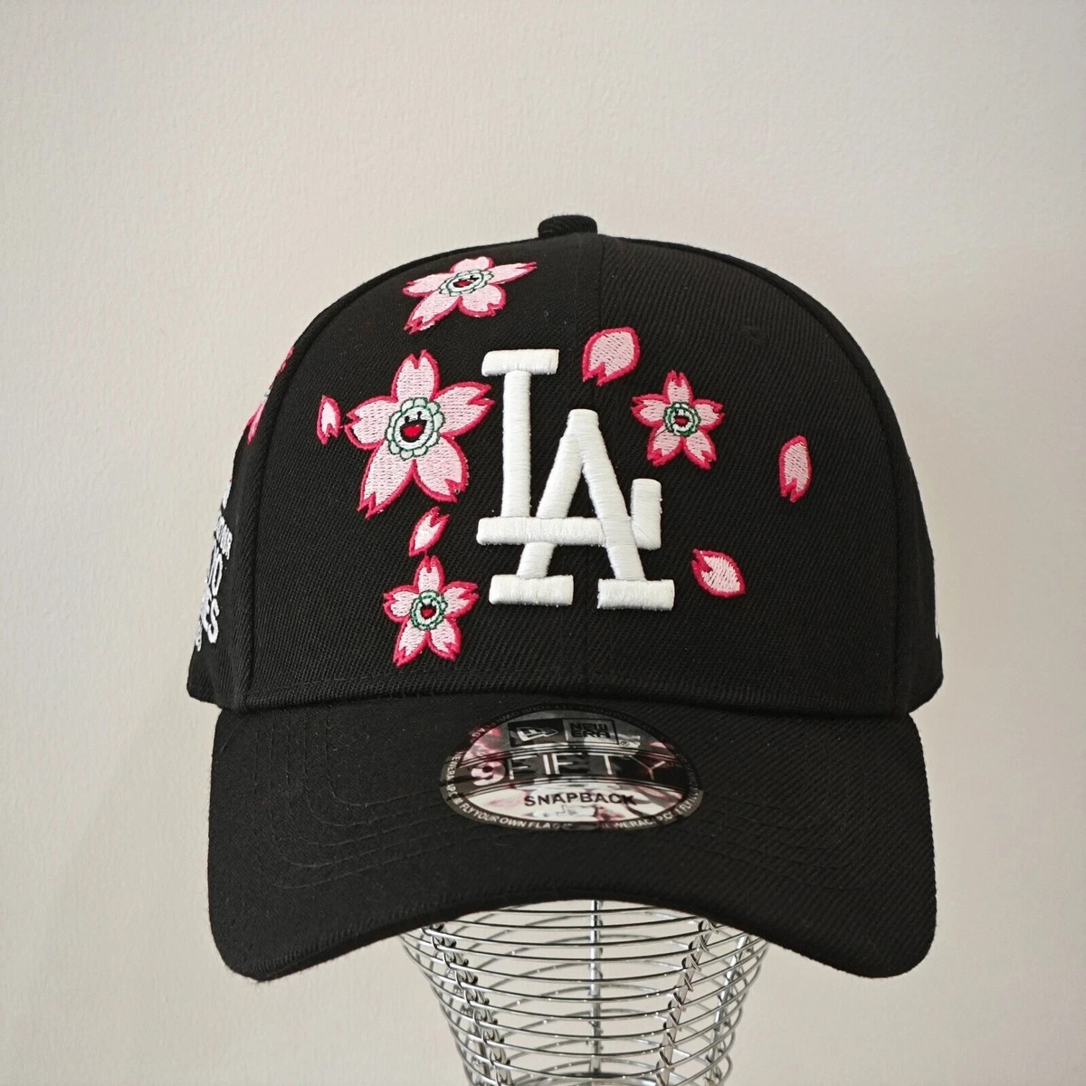 2025 TOKYO SERIES TM Dodgers LA Adjustable Cap Stitched Black MLB