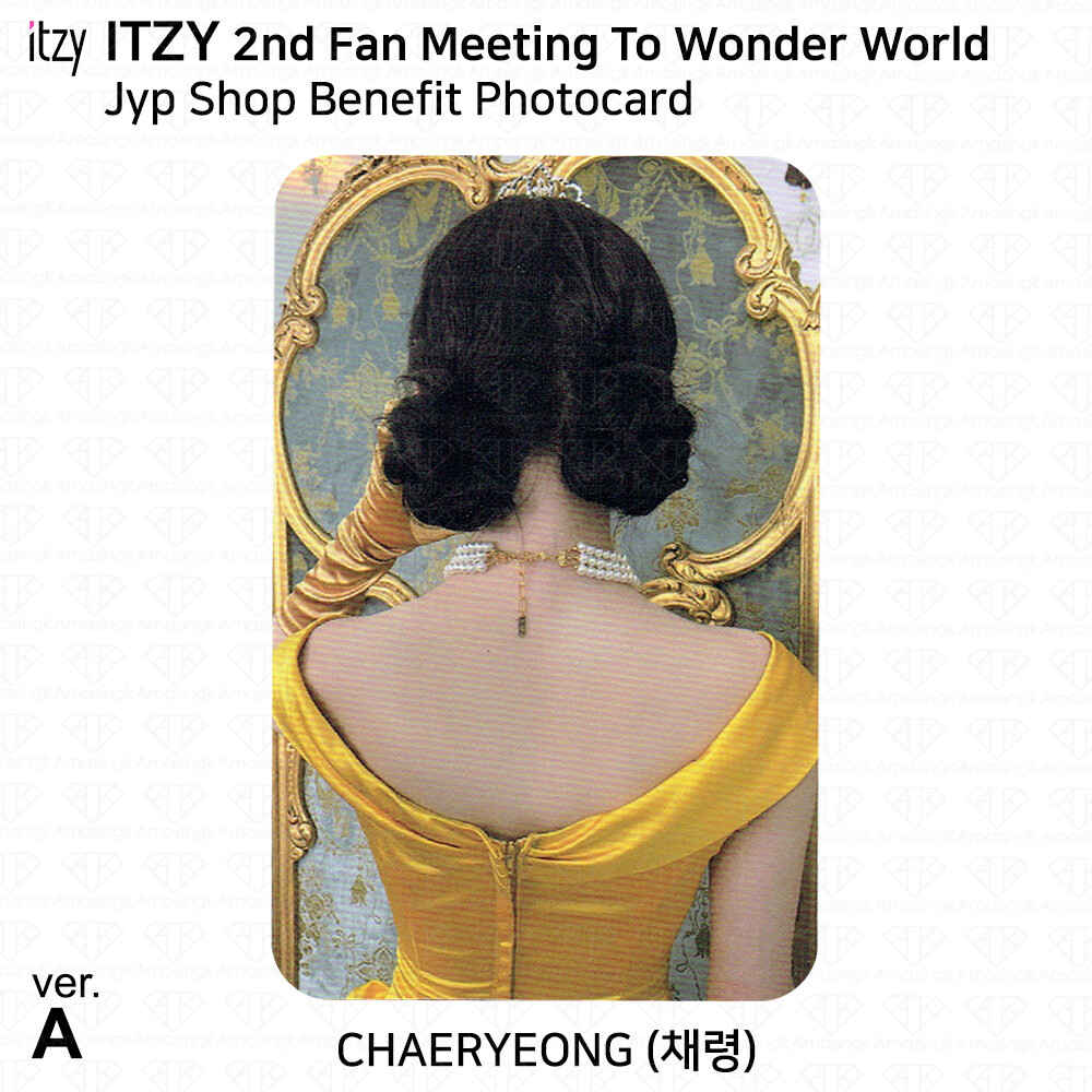ITZY 2nd Fan Meeting To Wonder World JYP Benefit Photocard KPOP K