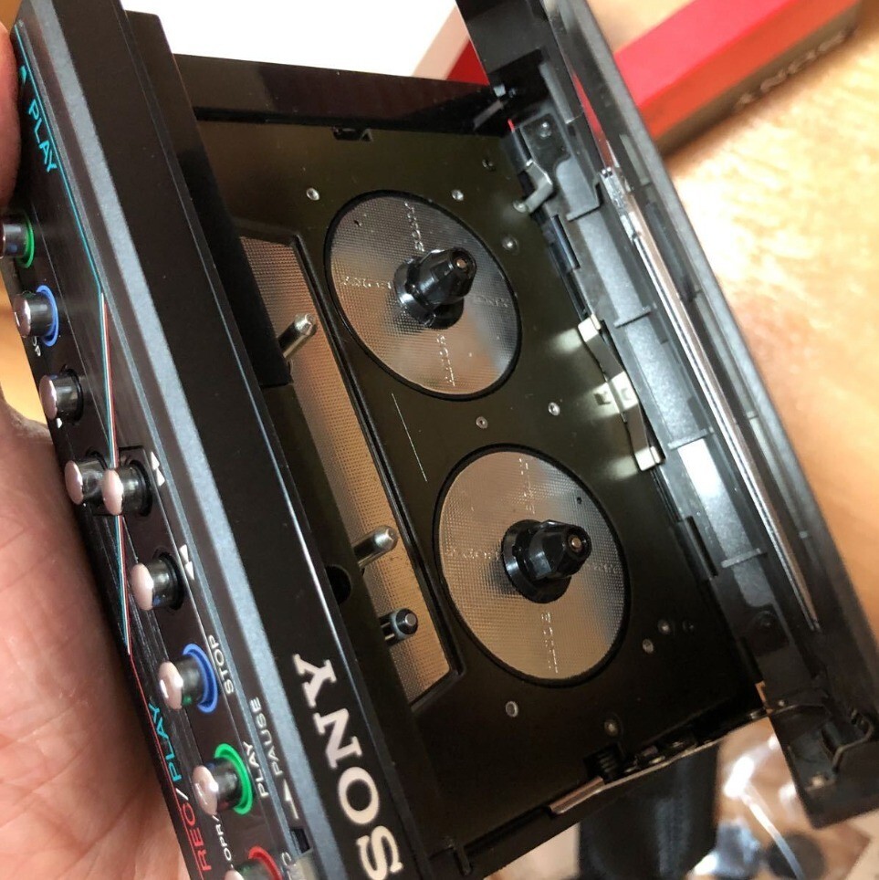 SONY WALKMAN WM-W800 NEW OLD STOCK DOUBLE CASSETTE PLAYER/RECORDER