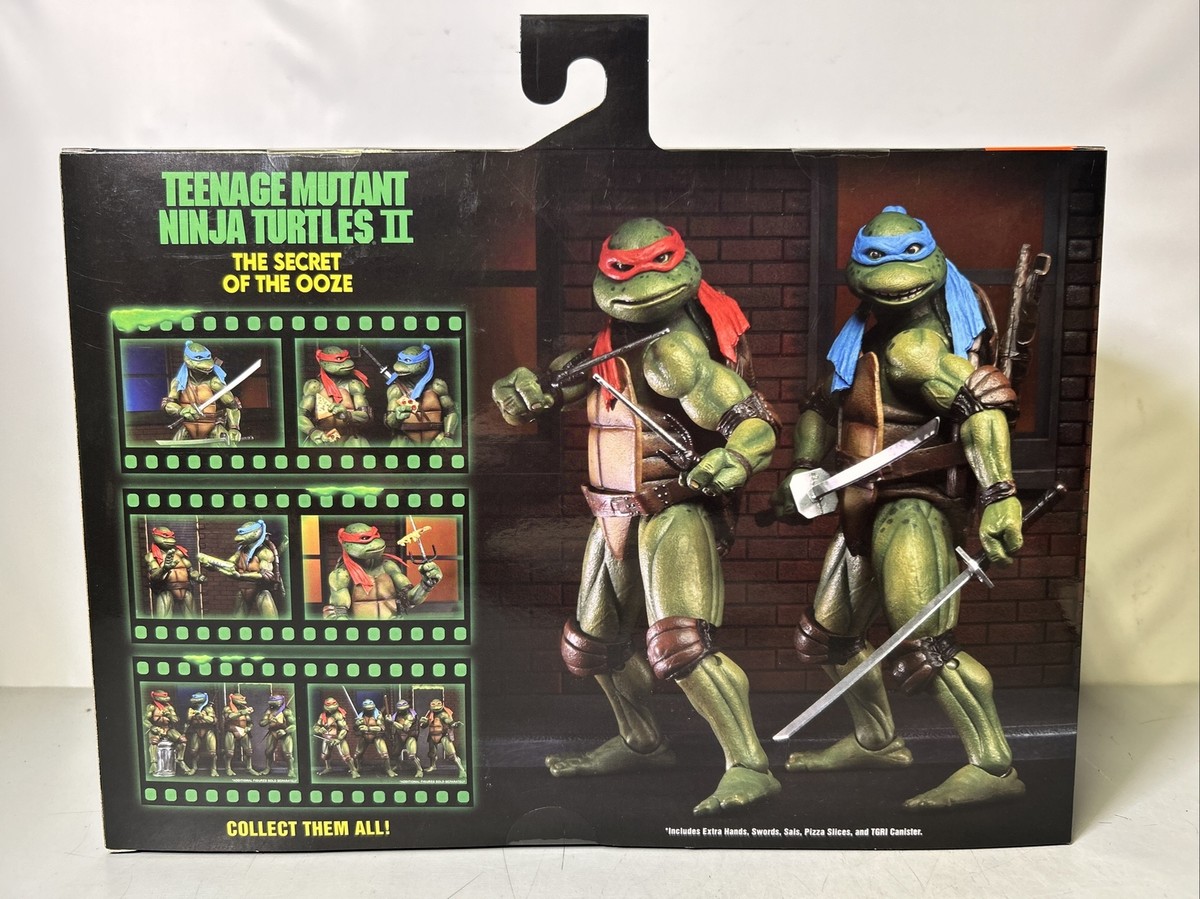 NECA Teenage Mutant Ninja Turtles TMNT 2pack Leonardo Raphael
