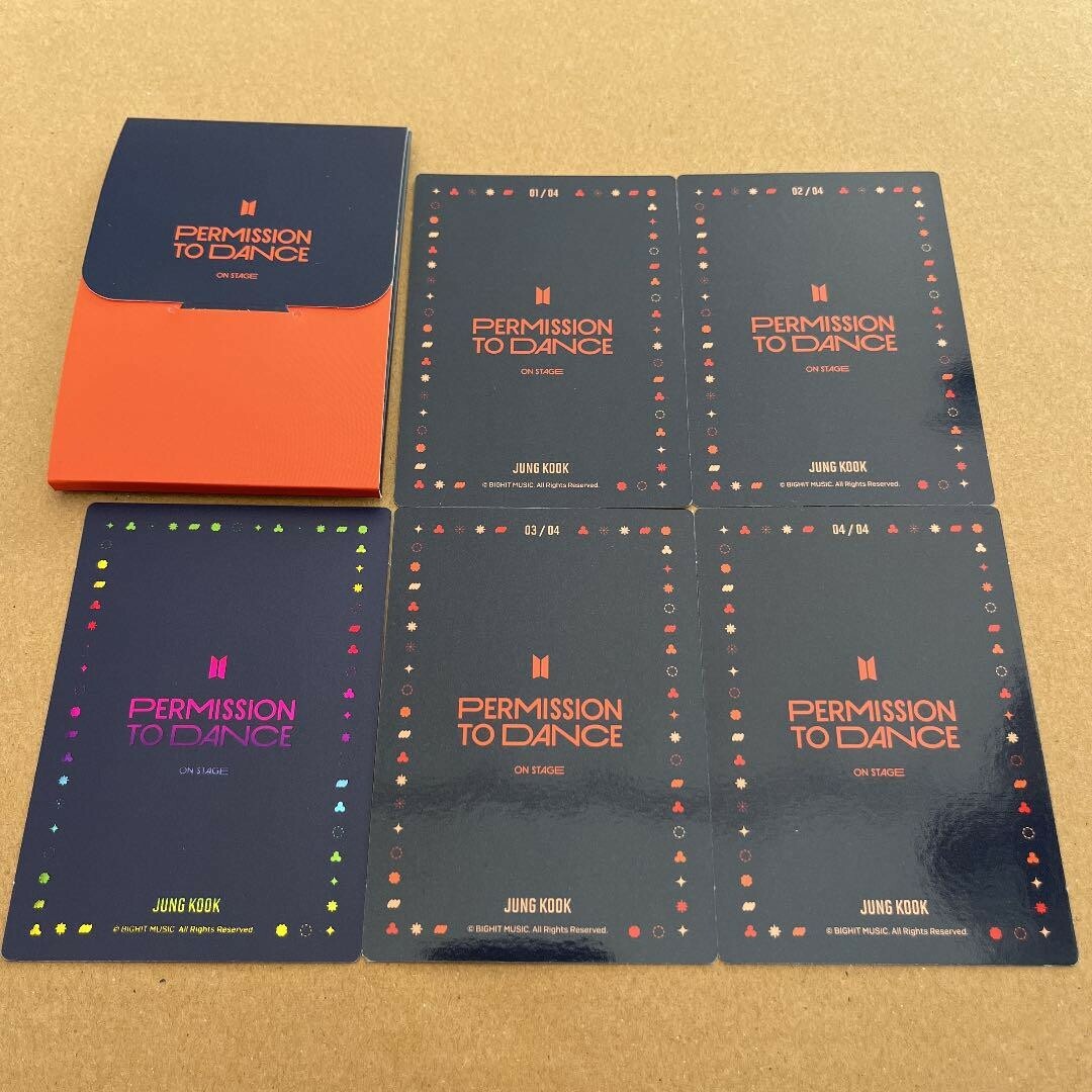BTS PTD PERMISSION TO DANCE On Stage SEOUL Mini Photo Card