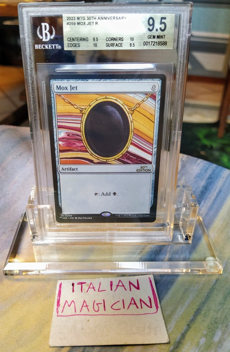 MTG: Magic MOX JET 30th ANNIVERSARY Edition M30 Beckett BGS 9.5