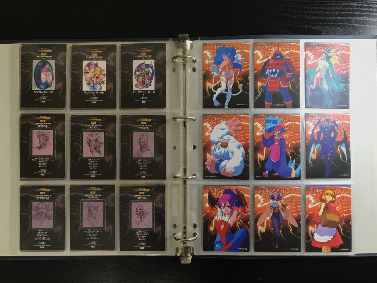 Full complete set ALL CAPCOM WORLD '98 TCG Card BANDAI JAPAN 1998