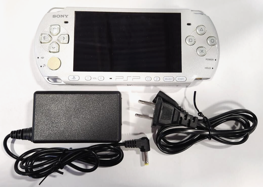 Sony PSP PEARL WHITE Portable Handheld Video Game Console System