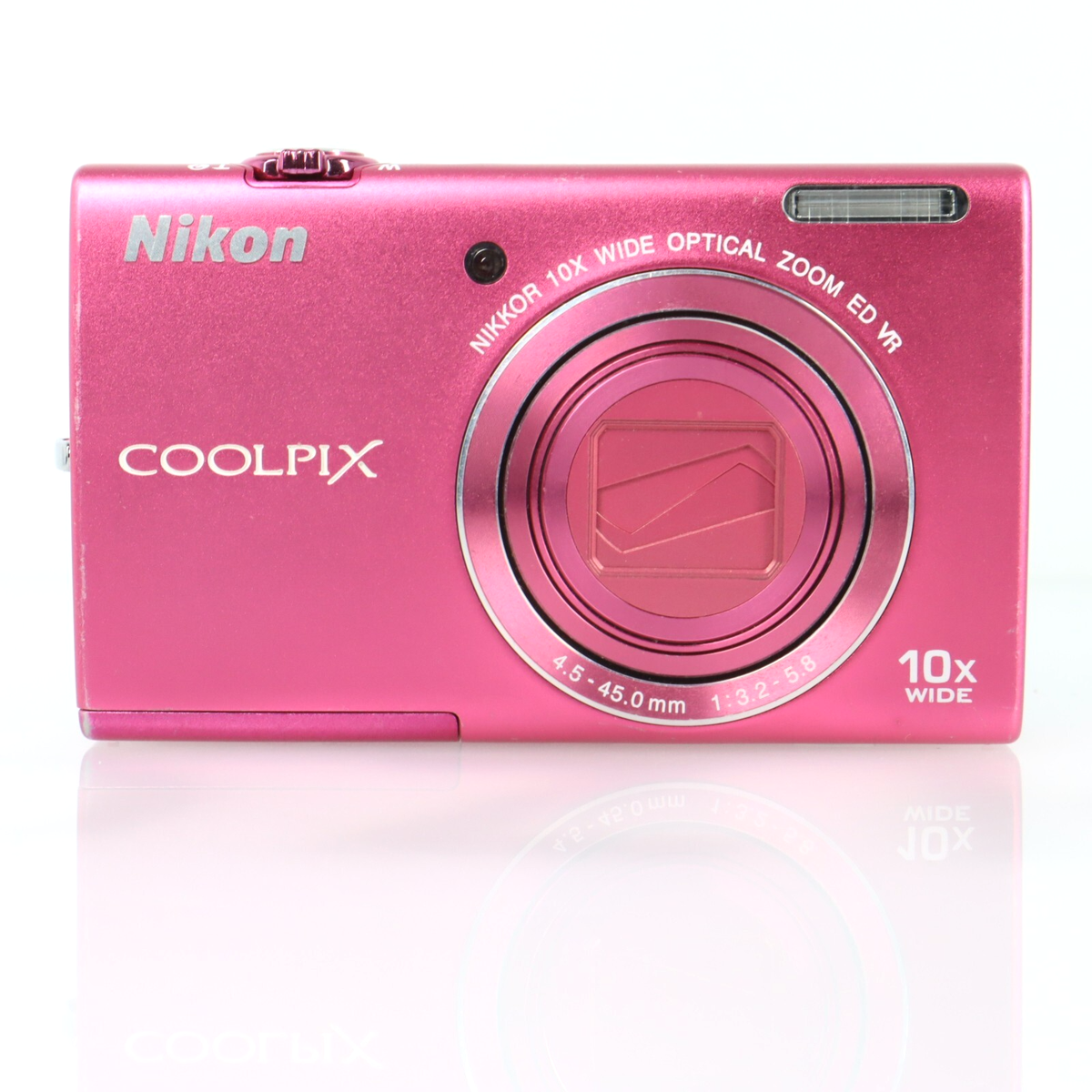 N.Mint】Nikon COOLPIX S6200 Pink 16MP 10x Zoom Compact Digital