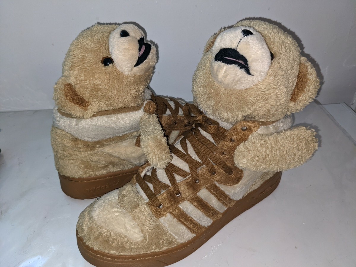 Jeremy Scott x Adidas JS Bear “Teddy Bear” Brown/ Tan Sz 10.5