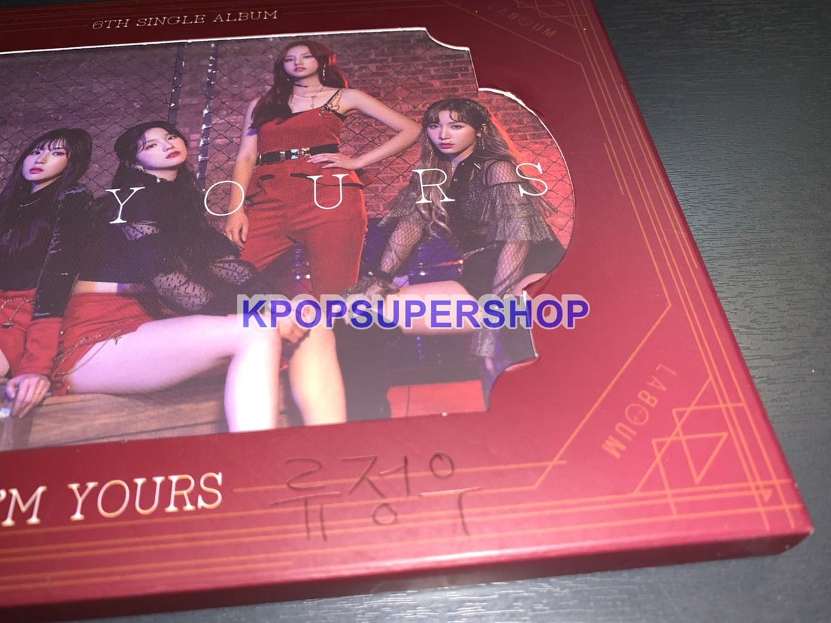 Laboum 6th Single Album I'm Yours CD Damaged No Photocard Sixth